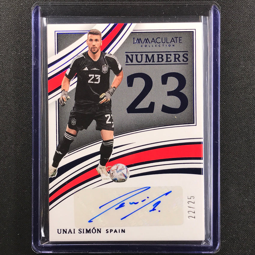 2022 Panini Immaculate Unai Simon Auto /96 Splendid