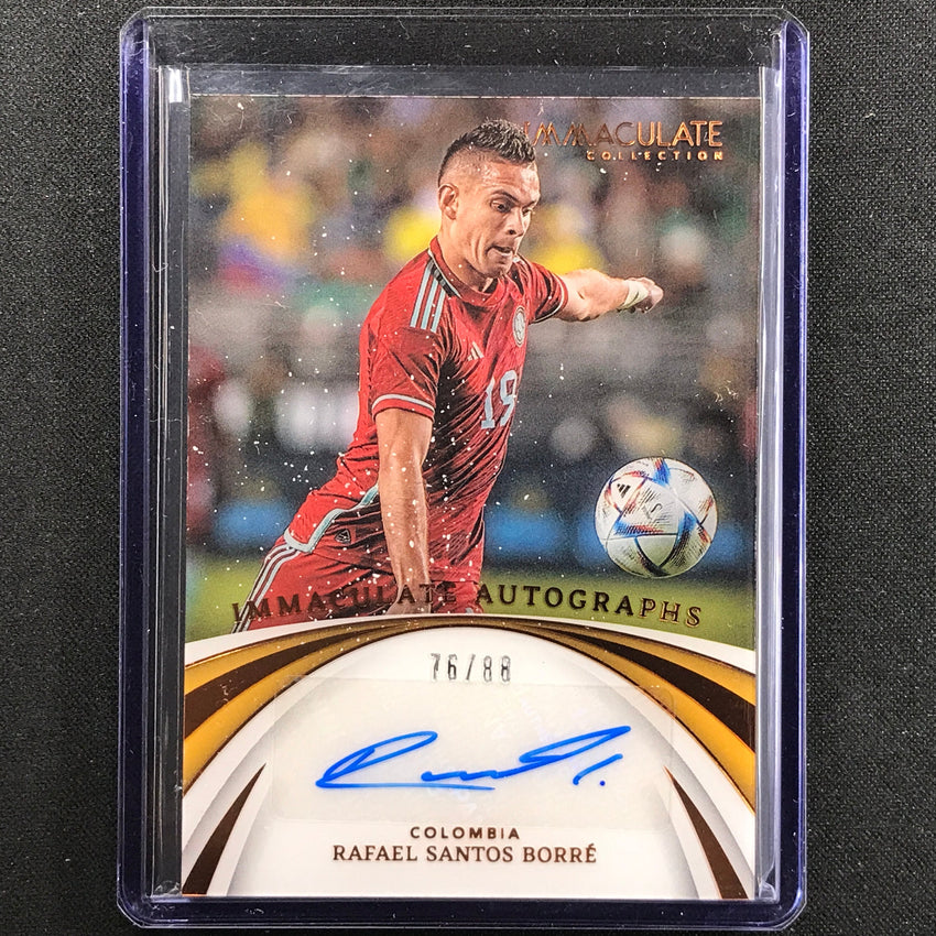 2022-23 Immaculate Rafael Santos Borre Autographs Acetate Auto Bronze 76/88