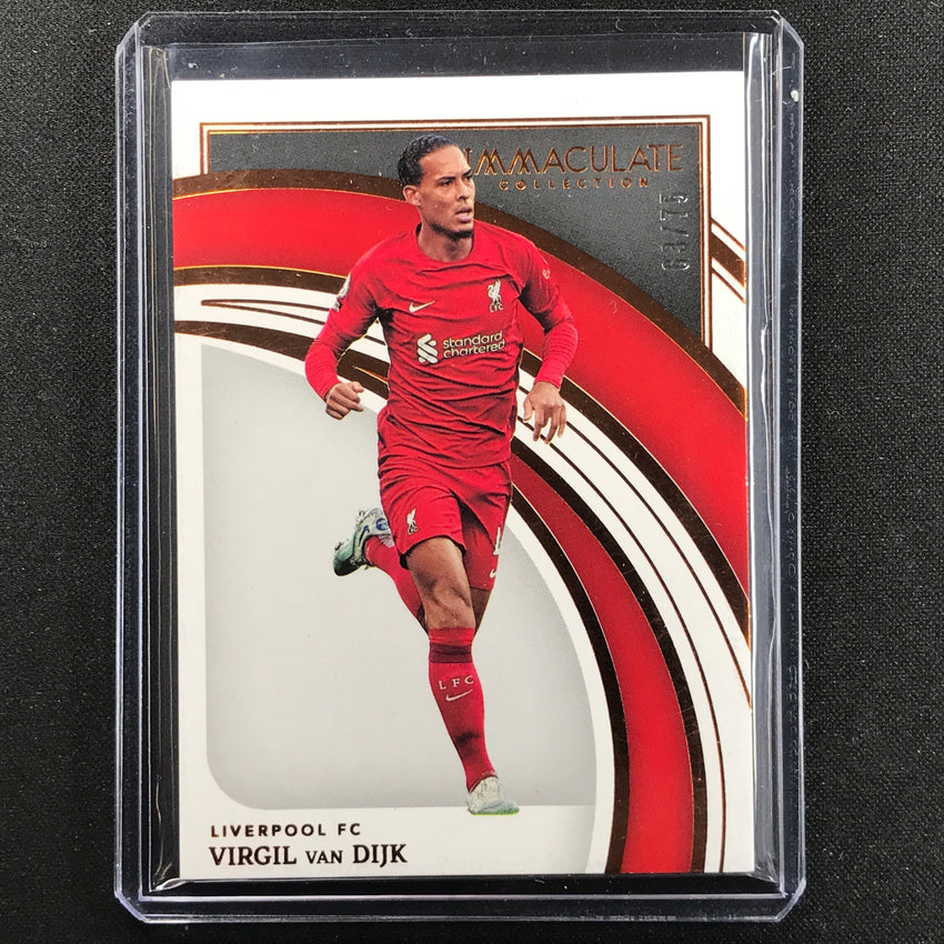 2022-23 Immaculate Virgil Van Dijk Base Bronze 63/75