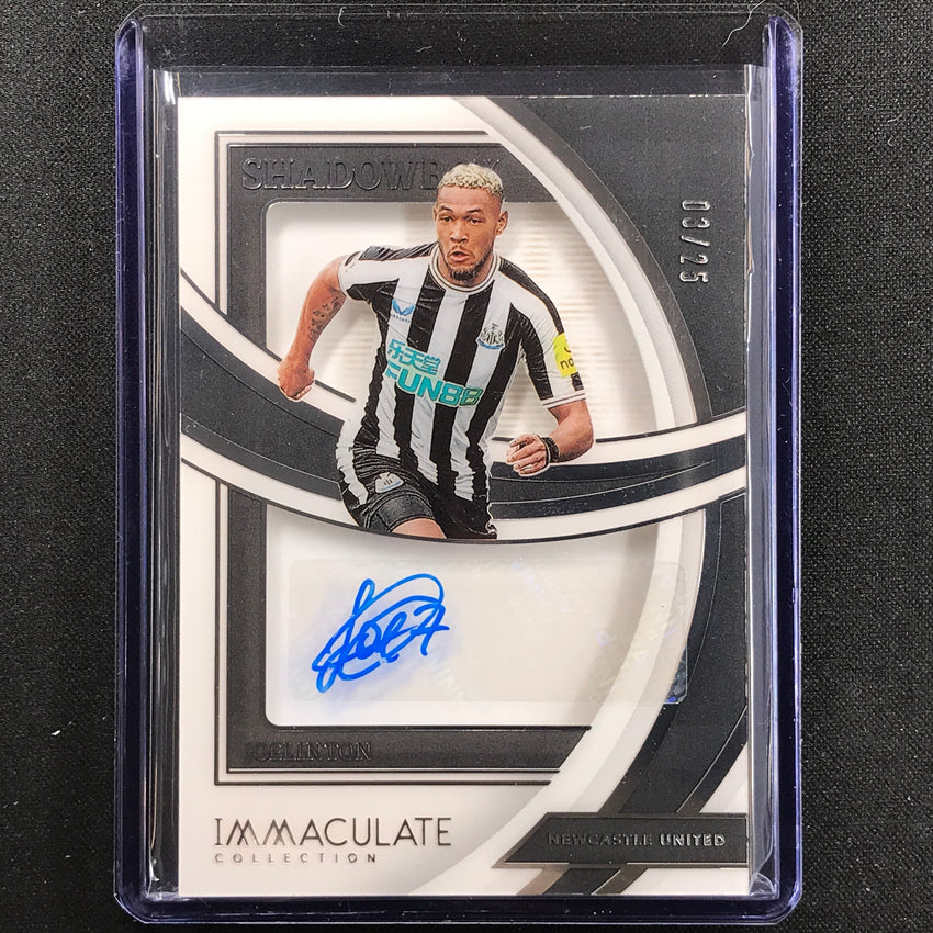 2022-23 Immaculate Joelinton Shadowbox Signatures Acetate Auto Silver 3/25