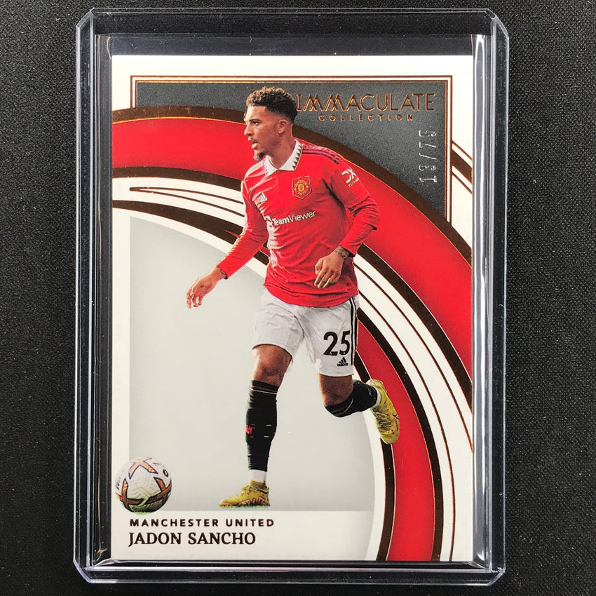 2022-23 Immaculate Jadon Sancho Base Bronze 13/75