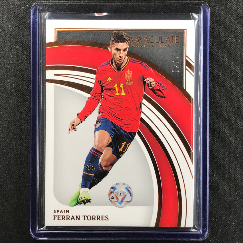 2022-23 Immaculate Ferran Torres Base Bronze 2/75