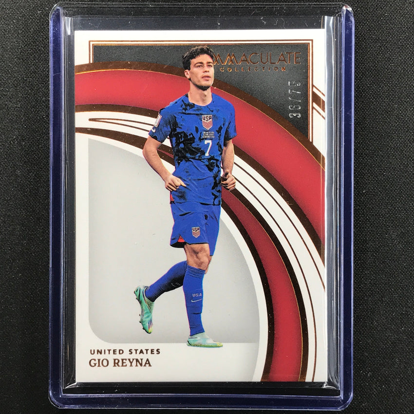 2022-23 Immaculate Gio Reyna Base Bronze 36/75
