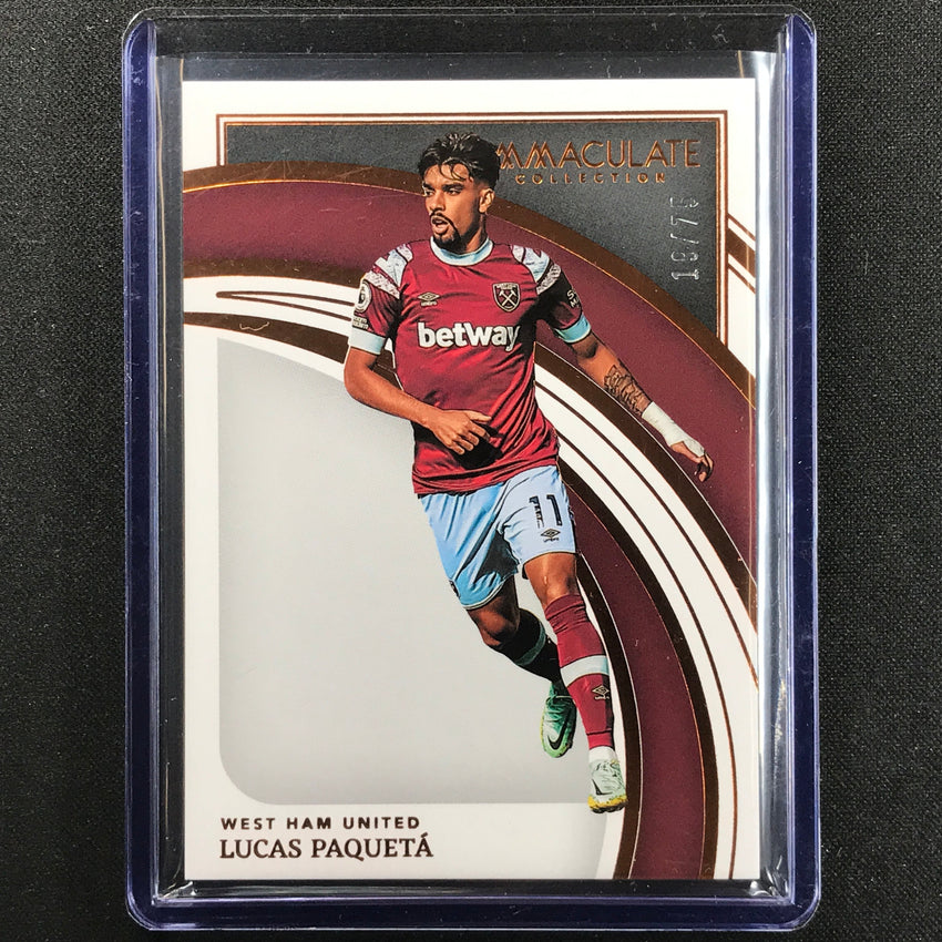 2022-23 Immaculate Lucas Paqueta Base Bronze 19/75