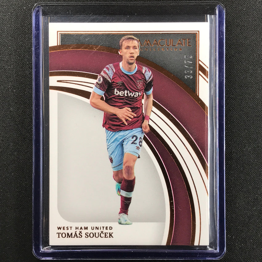 2022-23 Immaculate Tomas Soucek Base Bronze 33/75