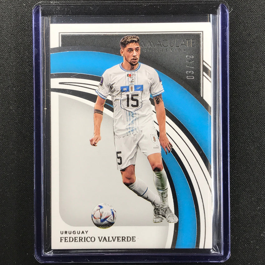 2022-23 Immaculate Federico Valverde Base Silver 3/49