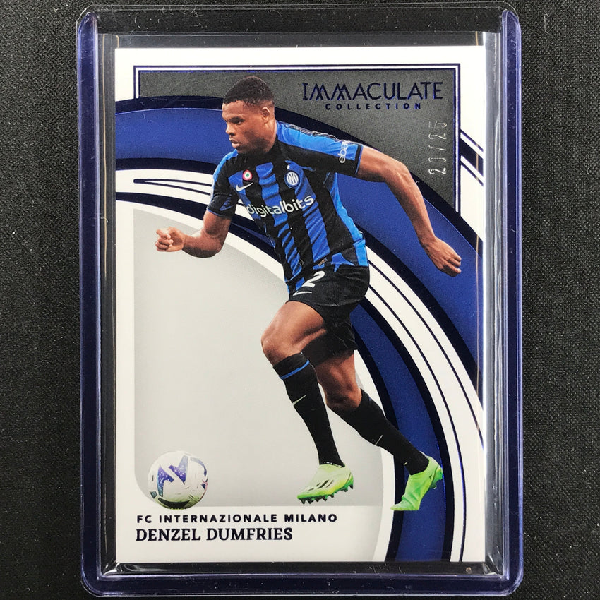 2022-23 Immaculate Denzel Dumfries Base Sapphire 20/25