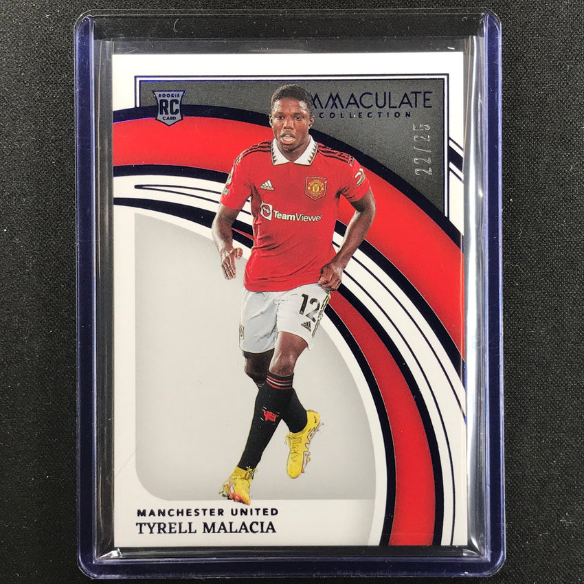 2022-23 Immaculate Tyrell Malacia Rookie Base Sapphire 22/25