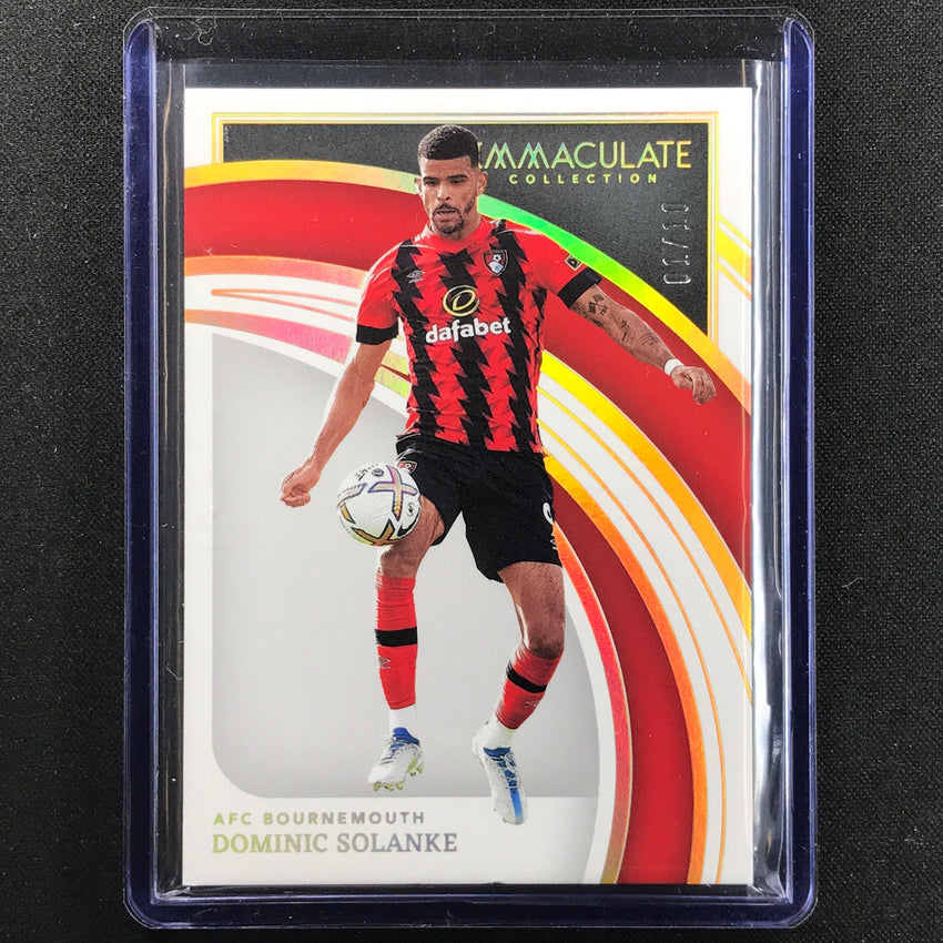 2022-23 Immaculate Dominic Solanke Base Holo Gold 1/10