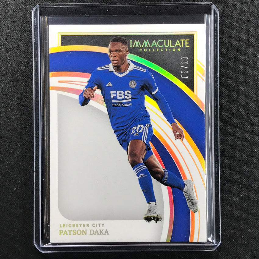 2022-23 Immaculate Patson Daka Base Holo Gold 3/10