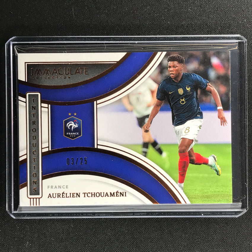 2022-23 Immaculate Aurelien Tchouameni Introductions Bronze 3/25