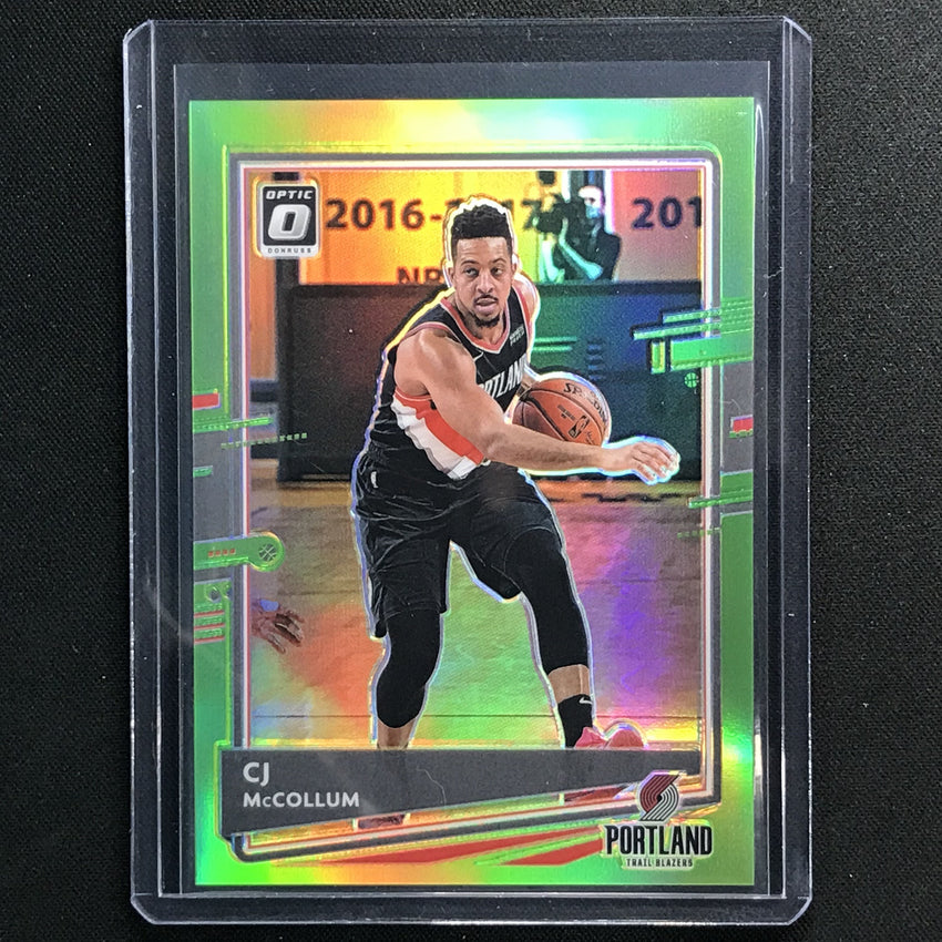 2020-21 Donruss Optic Cj Mccollum Lime Green /149