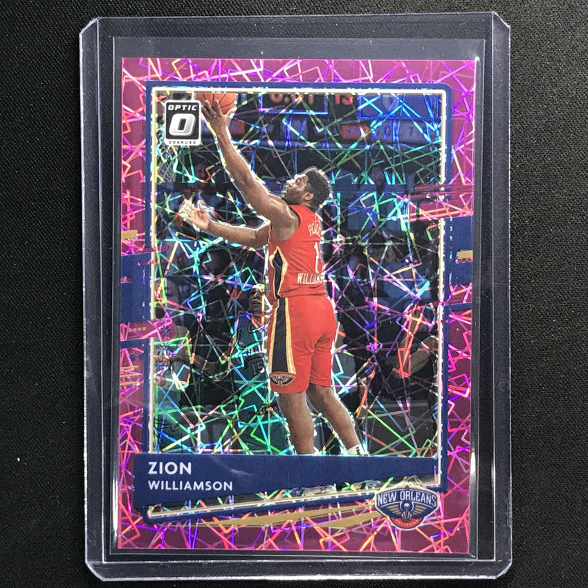 2020-21 Donruss Optic Zion Williamson Pink Velocity 56/79