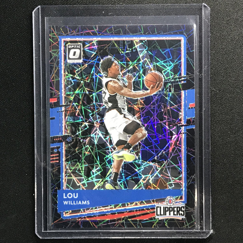 2020-21 Donruss Optic Lou Williams Black Velocity 20/39
