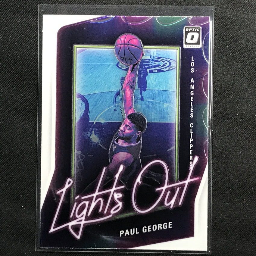 2020-21 Donruss Optic PAUL GEORGE Lights Out Base #15