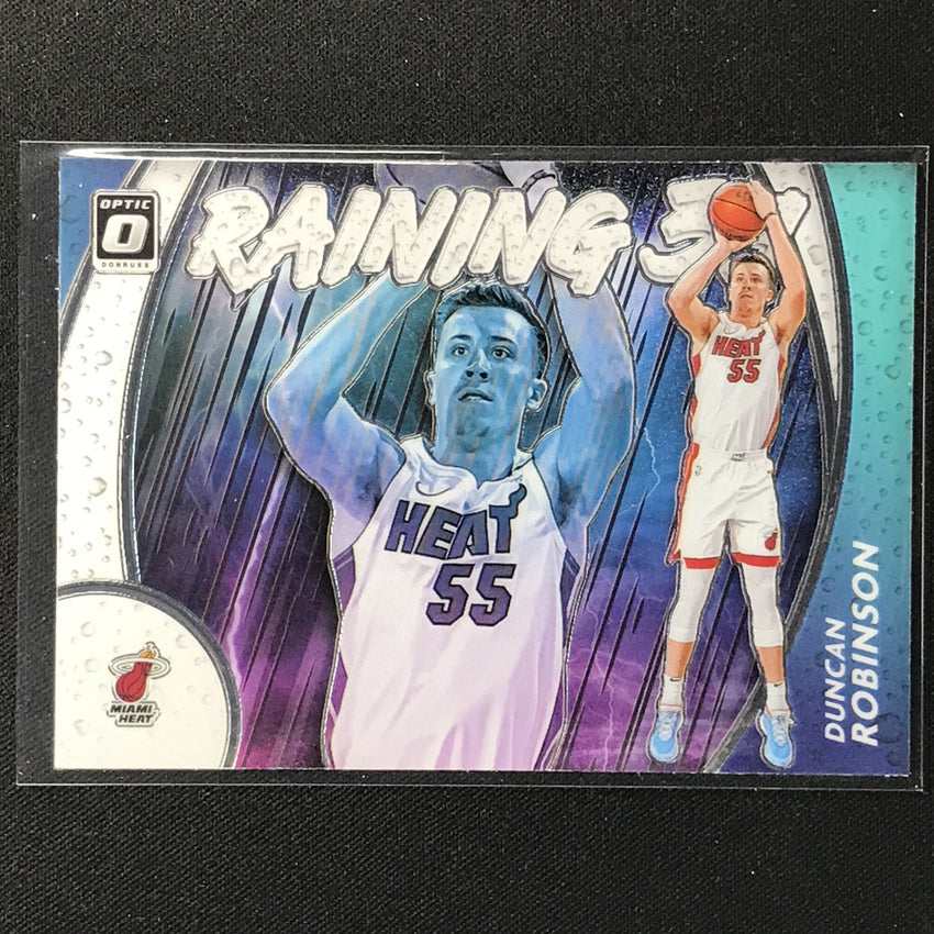 2020-21 Donruss Optic DUNCAN ROBINSON Raining 3s Base #15