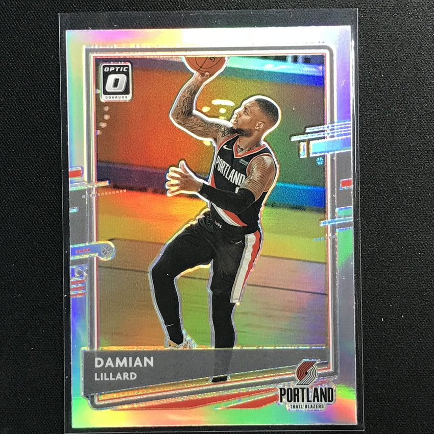 2020-21 Donruss Optic Damian Lillard Holo Silver No 144