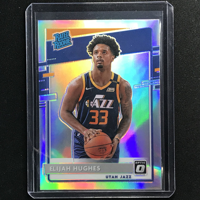 2020-21 Donruss Optic ELIJAH HUGHES Rated Rookie Holo Silver #192