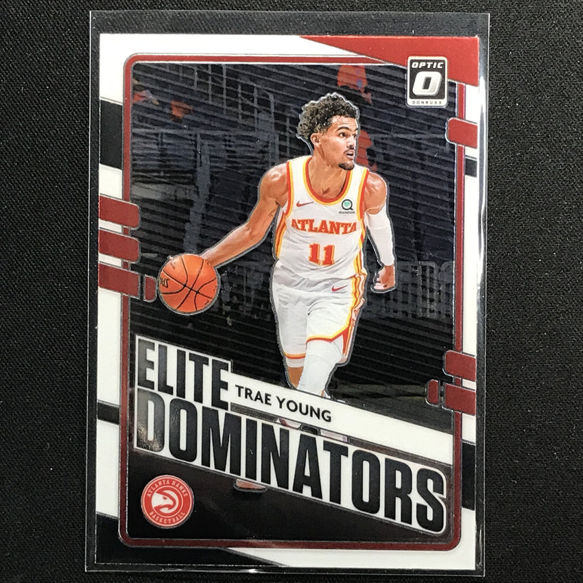 2020-21 Donruss Optic TRAE YOUNG Elite Dominators Base #10