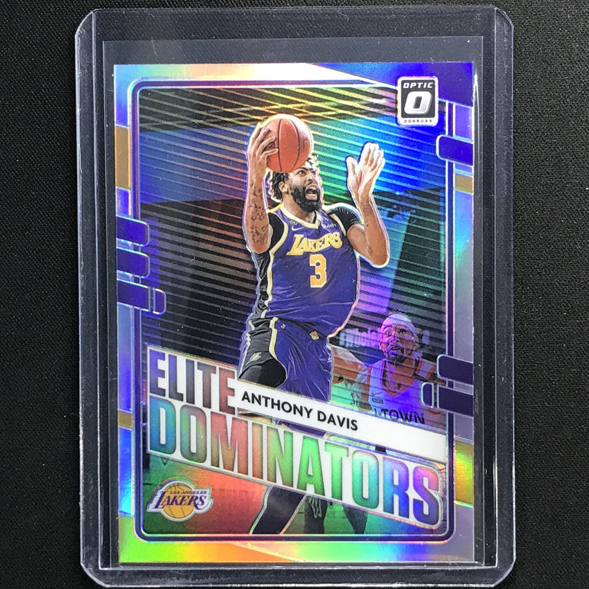 2020-21 Donruss Optic ANTHONY DAVIS Elite Dominators Holo Silver #6