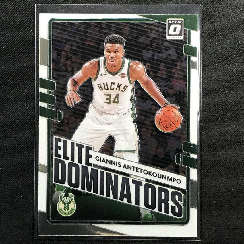 2020-21 Donruss Optic GIANNIS ANTETOKOUNMPO Elite Dominators Base #12