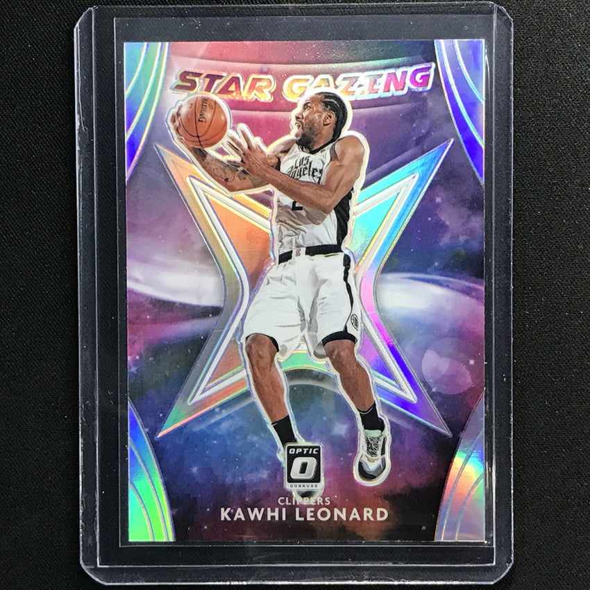 2020-21 Donruss Optic KAWHI LEONARD Star Gazing Holo Silver #12