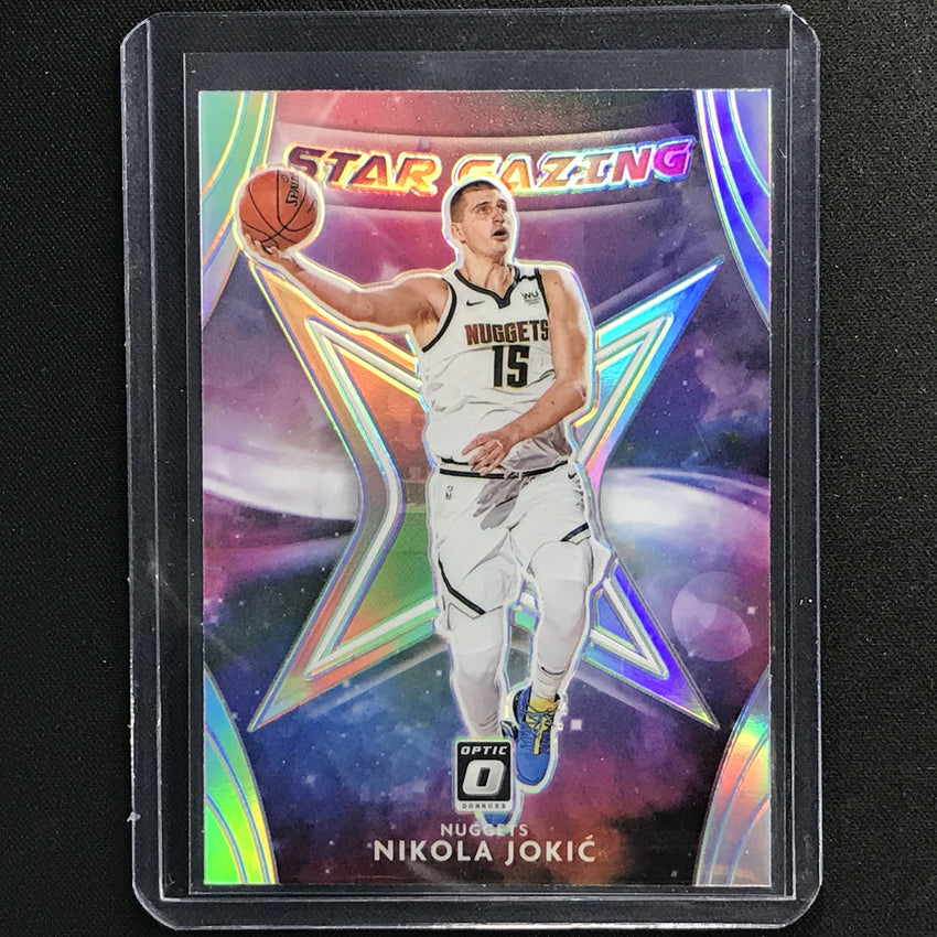 2020-21 Donruss Optic Nikola Jokic Star Gazing Holo Silver No 13