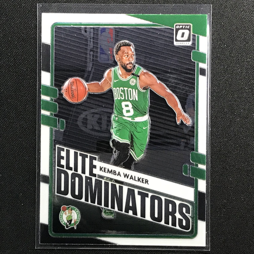 2020-21 Donruss Optic KEMBA WALKER Elite Dominators Base #16