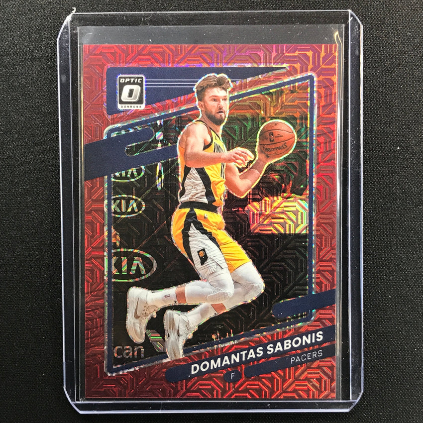 2021-22 Donruss Optic Domantas Sabonis Choice Red 74/88