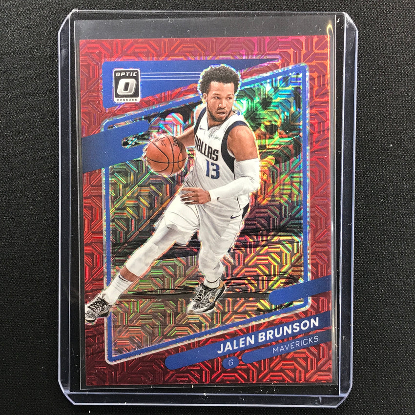 2021-22 Donruss Optic Jalen Brunson Choice Red 31/88