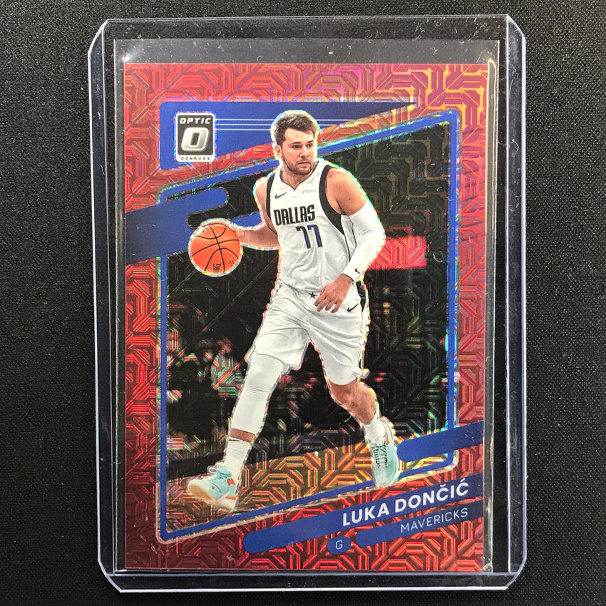 2021-22 Donruss Optic Luka Doncic Choice Red 22/88