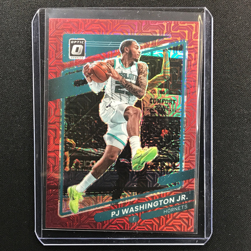 2021-22 Donruss Optic Pj Washington Jr. Choice Red 76/88