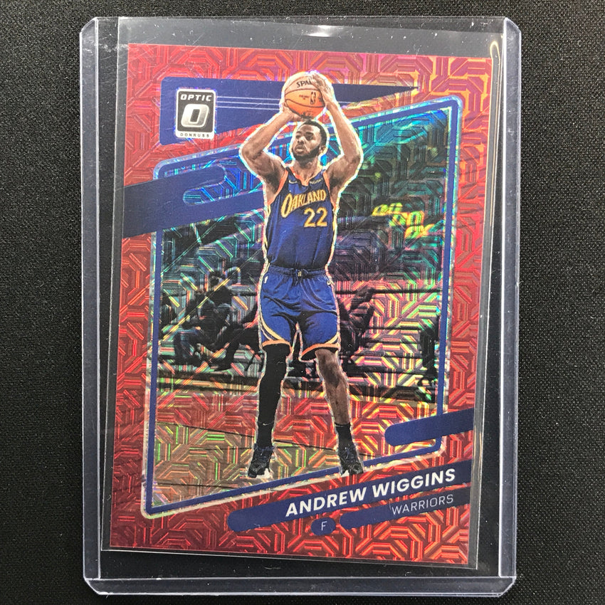 2021-22 Donruss Optic Andrew Wiggins Choice Red 26/88