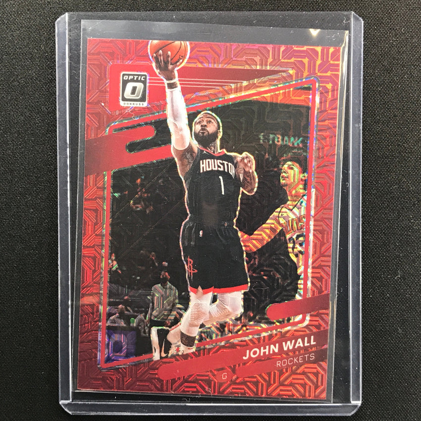 2021-22 Donruss Optic John Wall Choice Red 74/88