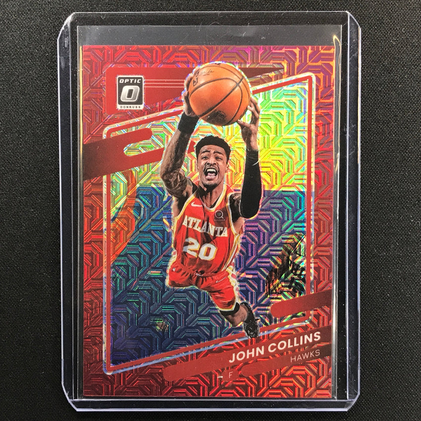 2021-22 Donruss Optic John Collins Choice Red 77/88
