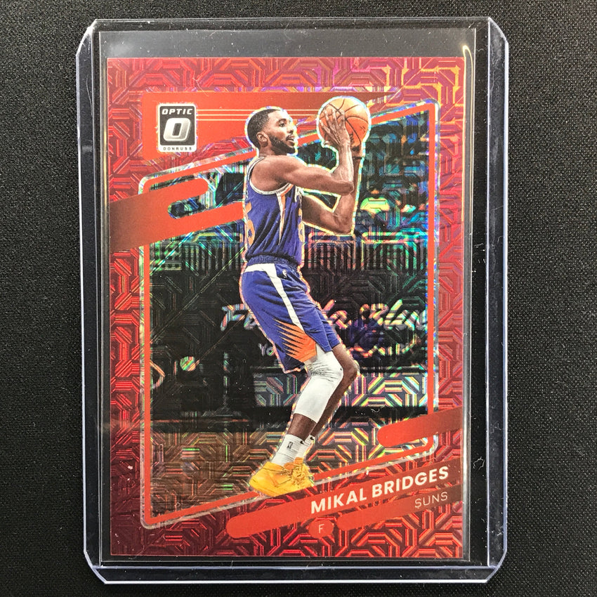 2021-22 Donruss Optic Mikal Bridges Choice Red 81/88