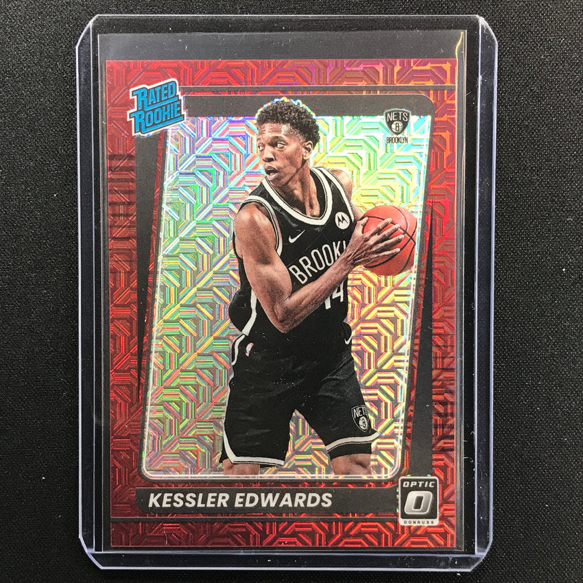 2021-22 Donruss Optic Kessler Edwards Rated Rookie Choice Red 67/88