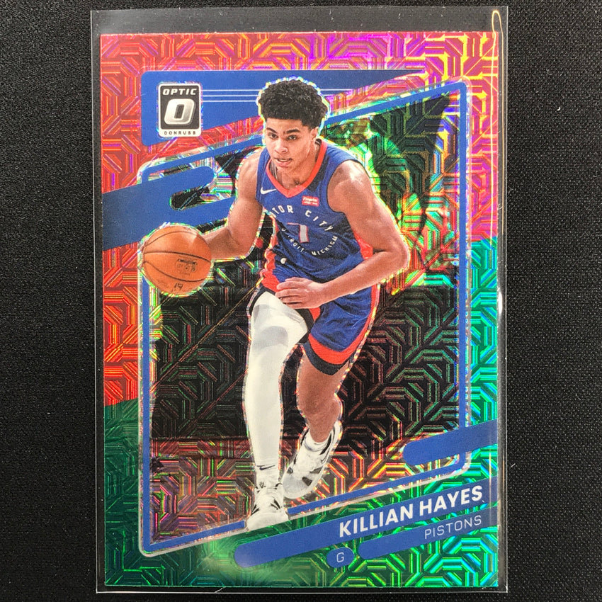 2021-22 Donruss Optic Killian Hayes Choice Red And Green No 20