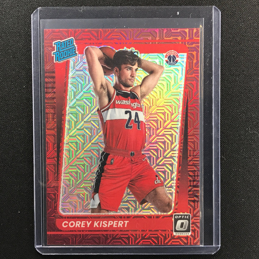 2021-22 Donruss Optic Corey Kispert Rated Rookie Choice Red 51/88
