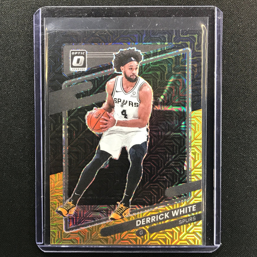 2021-22 Donruss Optic Derrick White Choice Black Gold 8/8
