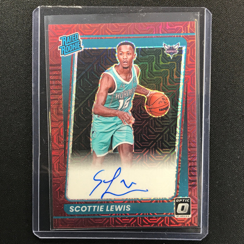 2021-22 Donruss Optic SCOTTIE LEWIS Choice Rated Rookie Signatures Auto #196