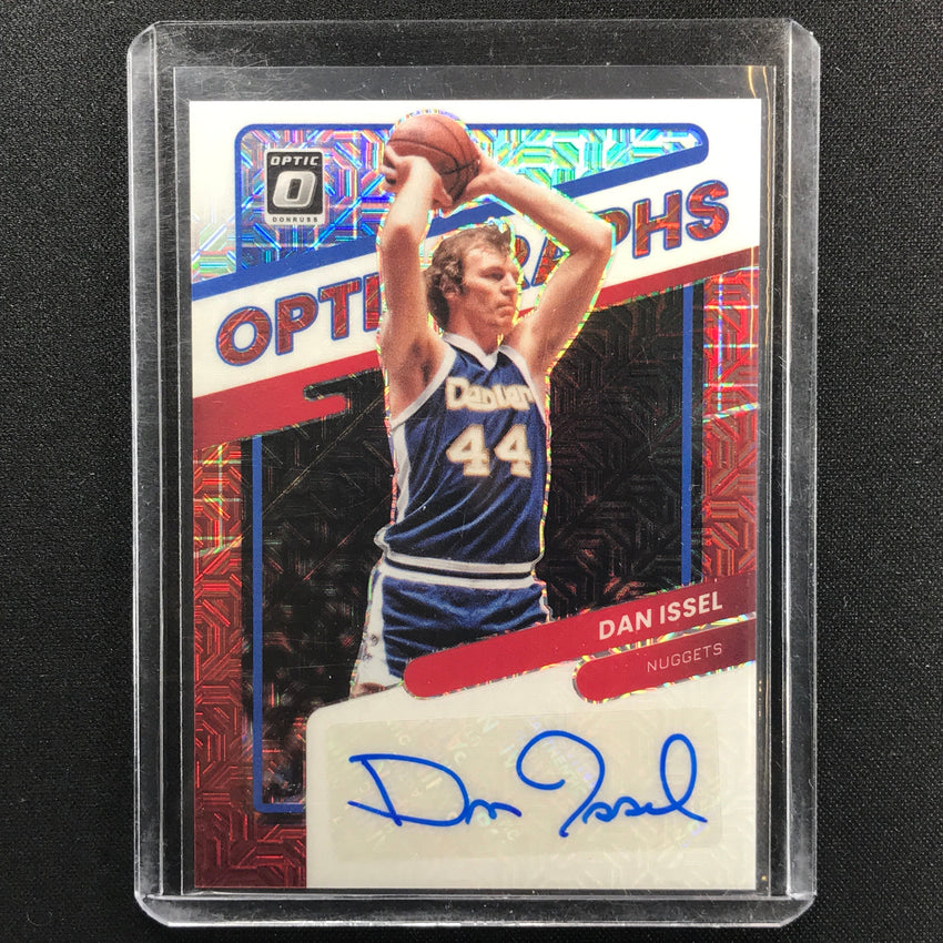2021-22 Donruss Optic Dan Issel Opti-graphs Choice Red Auto No Dis