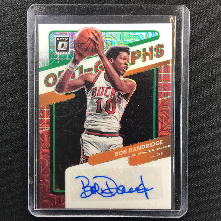 2021-22 Donruss Optic BOB DANDRIDGE Opti-Graphs Choice Red Auto #BDR