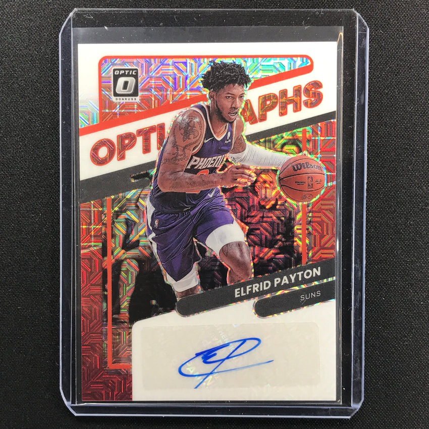 2021-22 Donruss Optic ELFRID PAYTON Opti-Graphs Choice Red Auto #EPT