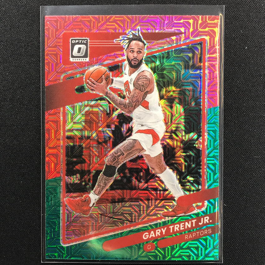 2021-22 Donruss Optic Gary Trent Jr. Choice Red And Green No 46