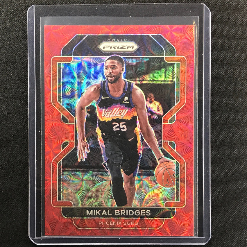 2021-22 Prizm Mikal Bridges Choice Red Scope 66/88
