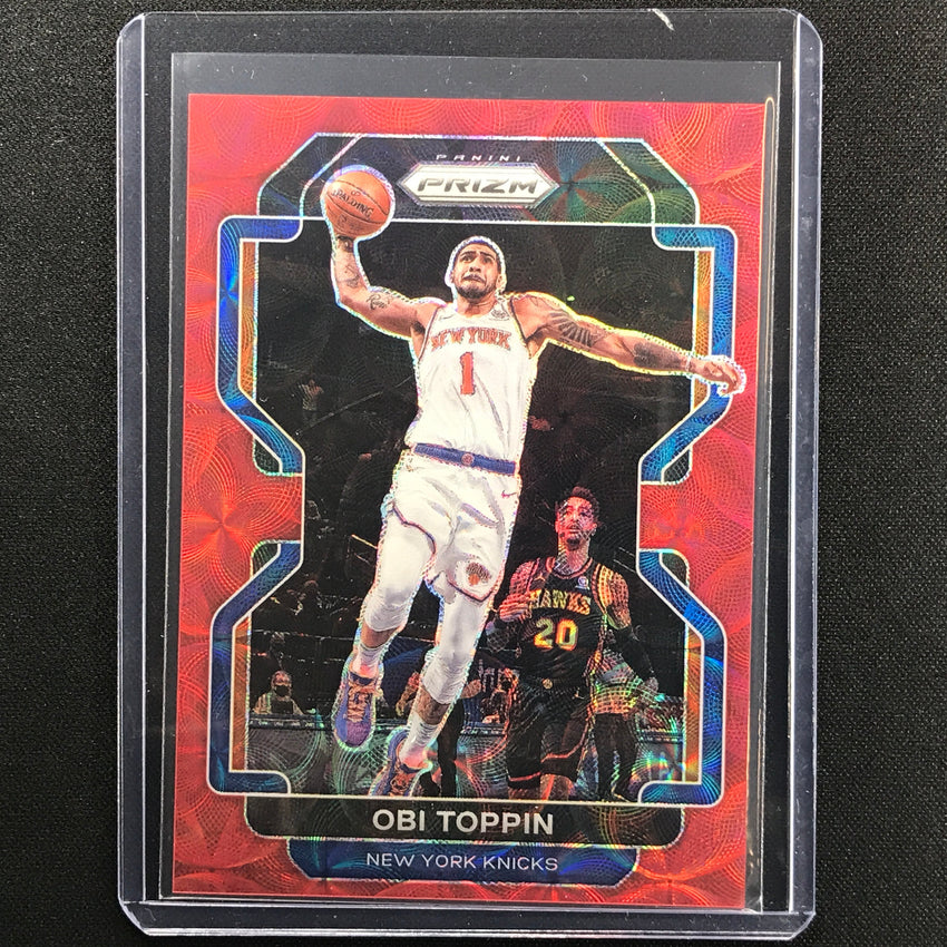 2021-22 Prizm Obi Toppin Choice Red Scope 86/88