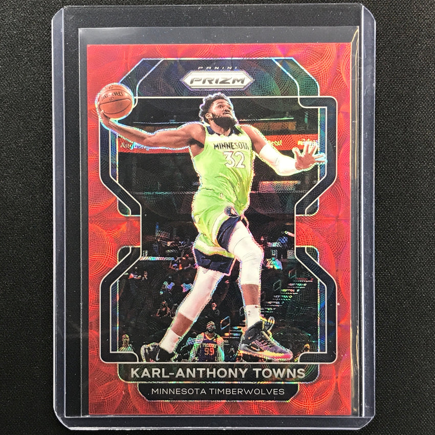 2021-22 Prizm Karl-anthony Towns Choice Red Scope 37/88