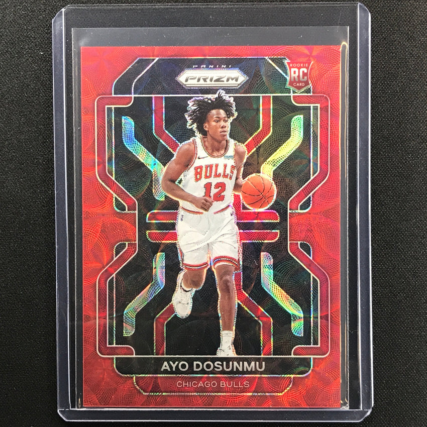 2021-22 Prizm Ayo Dosunmu Choice Rookie Red Scope 60/88
