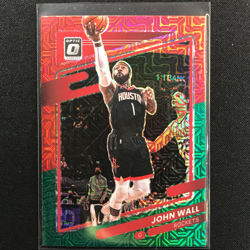 2021-22 Donruss Optic John Wall Choice Red And Green No 117